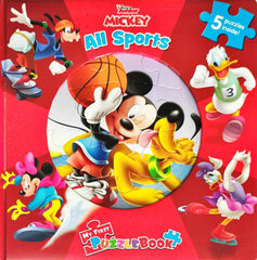 Mickey All Sports (Jigsaw Book)