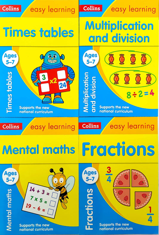 Collins Easy Learning combo Set 6 (4 Books)