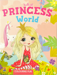 Princess World Colouring Book