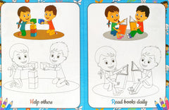 My First Good Habits Copy to Colour Book