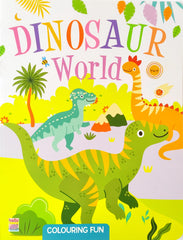 Dinosaur World Colouring Book