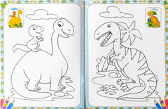Dinosaur World Colouring Book