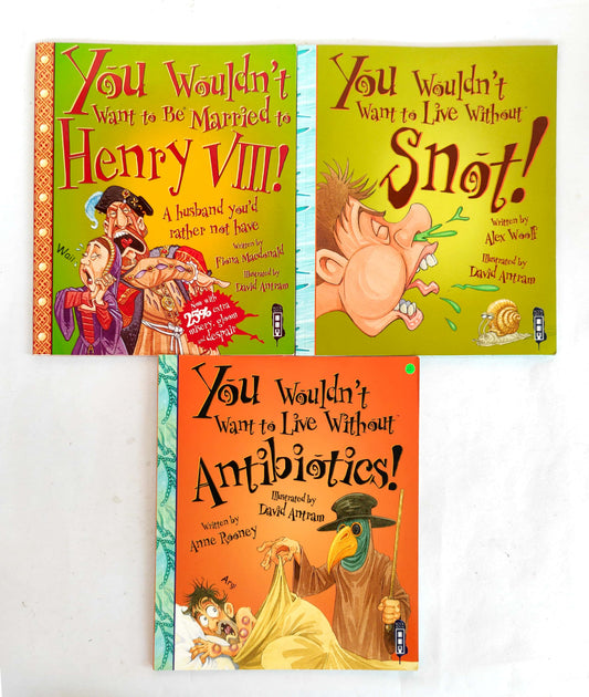 You wouldn't want to live Combo 8 (3 Books)