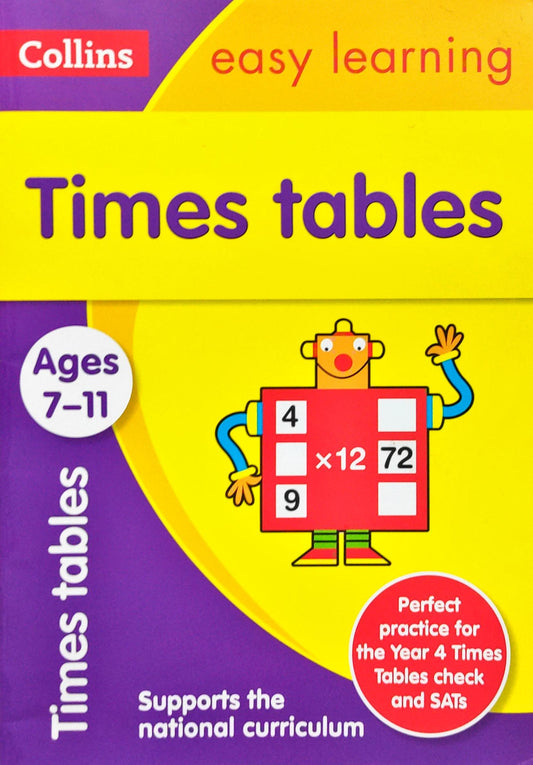 Collins Time Tables Easy Learning (Age 7-11)