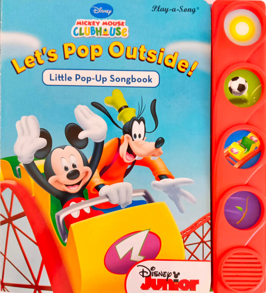 Disney Micky Mouse Let's Pop Outside! Little Pop-up Sound Book