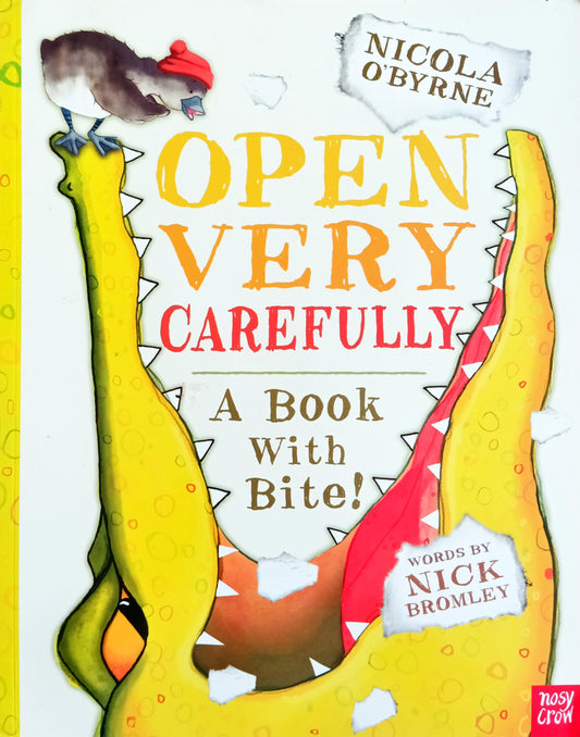 Open very carefully a book with bite!
