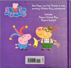 Peppas School Play and Peppas Sandpit (Flap Book)