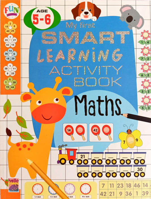 My First Smart Learning Activity Book Maths (Age 5-6)