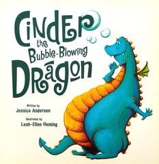 Cinder the Bubble-Blowing Dragon