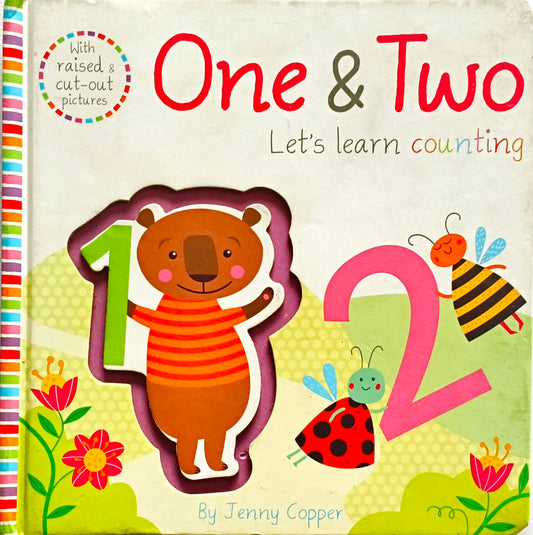 One & Two Let's Learn Counting (With Raised & Cut out Book)