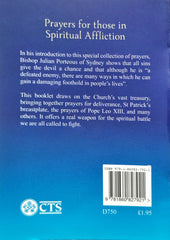 Prayers for those in Spiritual Affliction