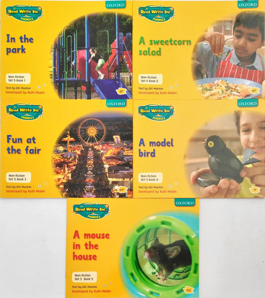 Read Write Inc Phonics Non Fiction Combo 3 (5 Books)