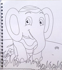 Colouring Fun Animals (With Sketch)