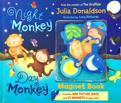 Night Monkey Day Monkey (Magnet Book)