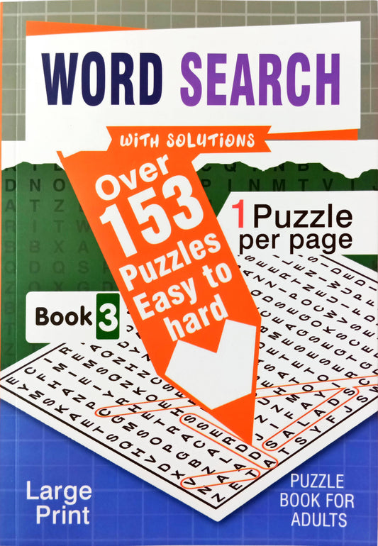 Word Search Book 3 (Over 150 Puzzles)