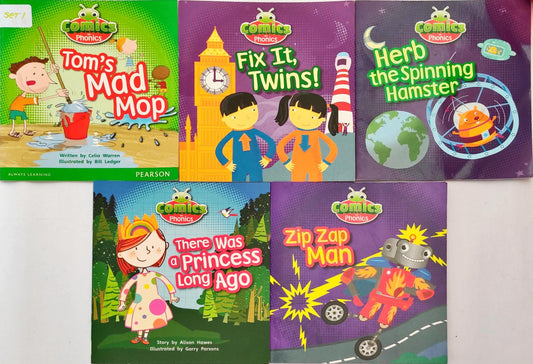 Comics for Phonics Combo (5 Books)