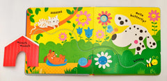 Usborne Babys Very First FingerTrail Playbook Cats & Dogs