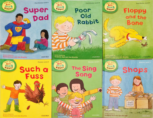 Biff Chip and Kipper Set 9 : Level 3 (6 Books)