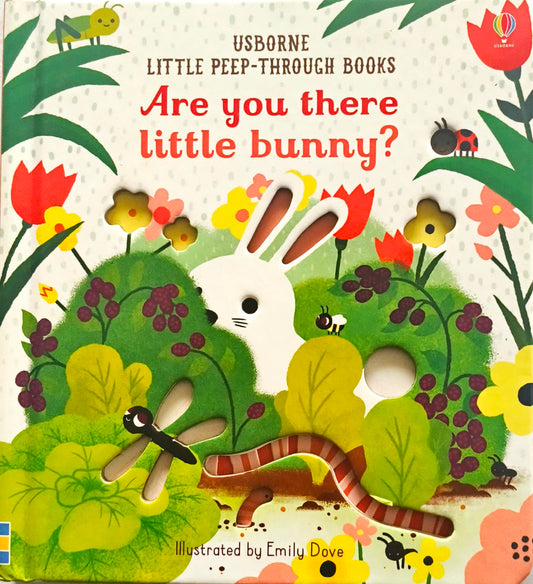 Usborne Are you there Little Bunny? (Peep Through Book)