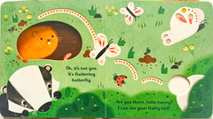 Usborne Are you there Little Bunny? (Peep Through Book)
