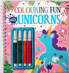 Colouring Fun Unicorn (with Sketch)