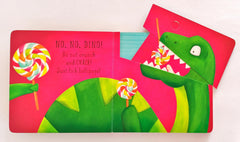 No No Dinos! (Pull here Mouths to Out)