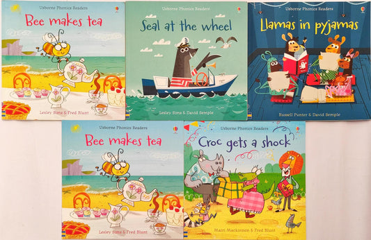Usborne Phonics Reader Combo Set 22 (5 Books)