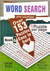Word Search Book 6 (Over 150 Puzzles)