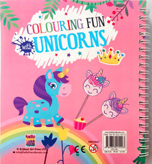 Colouring Fun Unicorn (with Sketch)