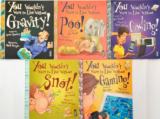 You wouldn't want to live Combo 6 (5 Books)