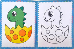 My First Dinosaurs Copy to Colour Book (Kids Fun!)