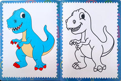 My First Dinosaurs Copy to Colour Book (Kids Fun!)