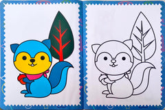 My First Animals Copy to Colour Book (Kids Fun!)