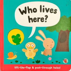 Who Lives Here? (Flap Book)
