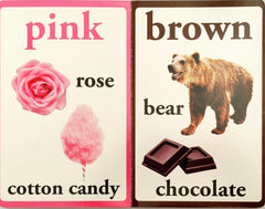 Colours with Large Font