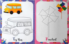 My First Toys Copy to Colour Book