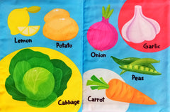 Fun With Fruits and Vegetables - Cloth Book