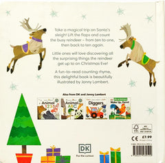 Ten Little Reindeer (Flap Book)