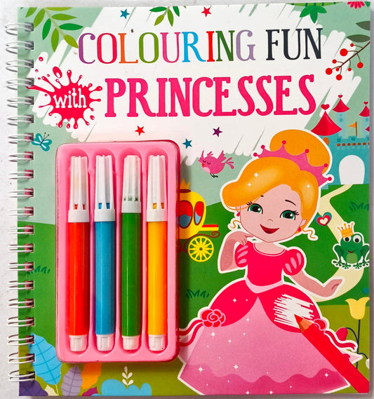 Colouring Fun Princess (With Sketch)