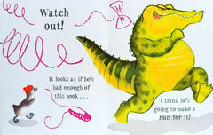 Open very carefully a book with bite!