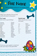 Stomping Dinosaur Activity book