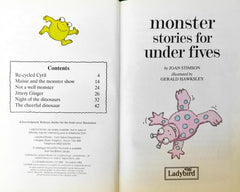 Monster Stories for Under Fives