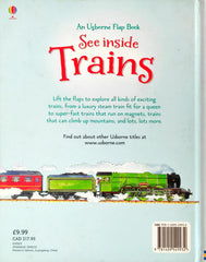 Usborne See Inside Trains (Over 60 Flaps )