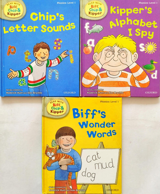 Biff Chip and Kipper Set 4 : Level 1 (3 Books)