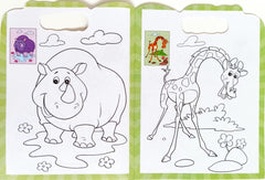 Animals Copy to Colour Book