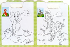 Animals Copy to Colour Book