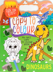 Dinosaur Copy to Colour Book