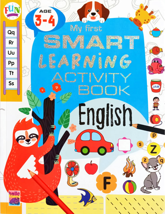 My First Smart Learning Activity Book English (Age 3-4)