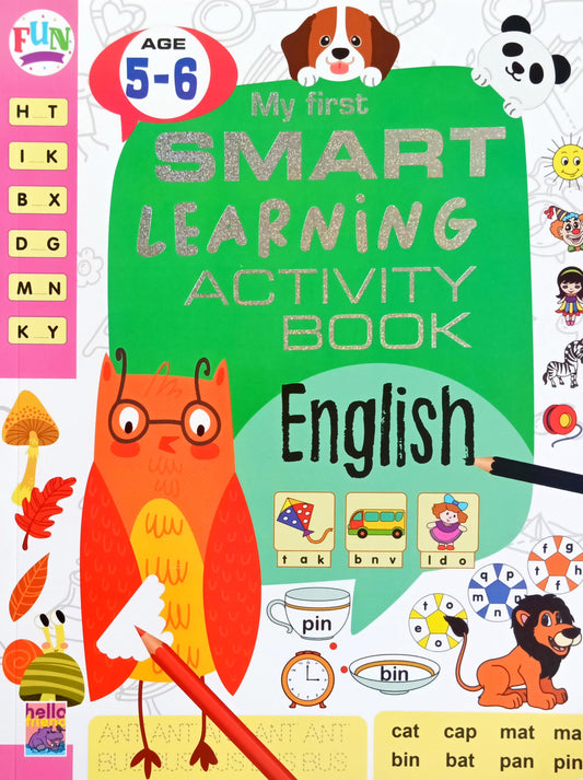 My First Smart Learning Activity Book English (Age 5-6)
