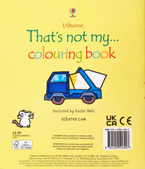 Usborne That’s Not My Things that Go (Colouring Book)